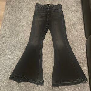 Forever 21 Premium black flare jeans